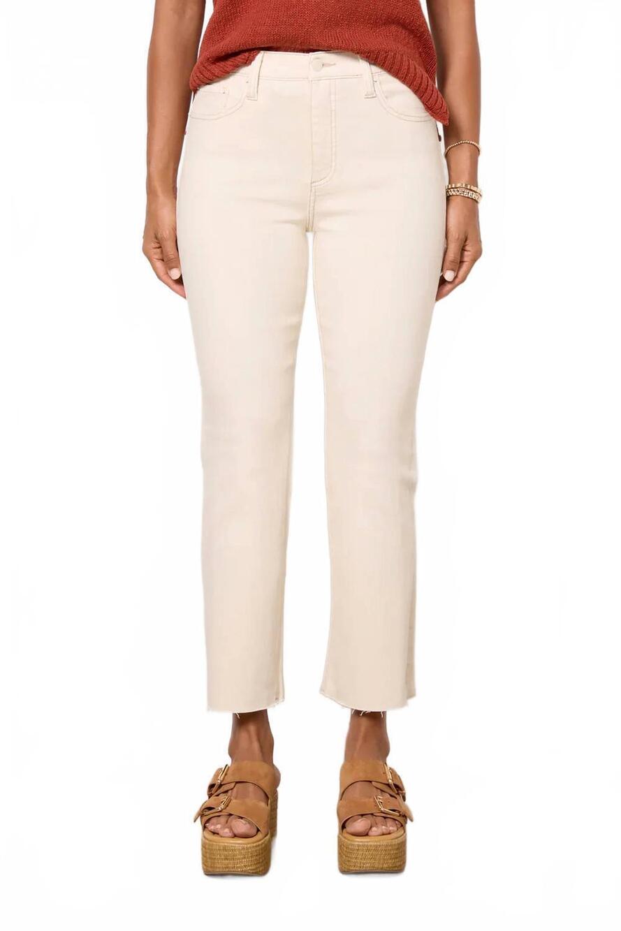 NEW PISTOLA lennon cropped boot cut jeans in sandstone